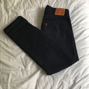 Black Levi’s jeans